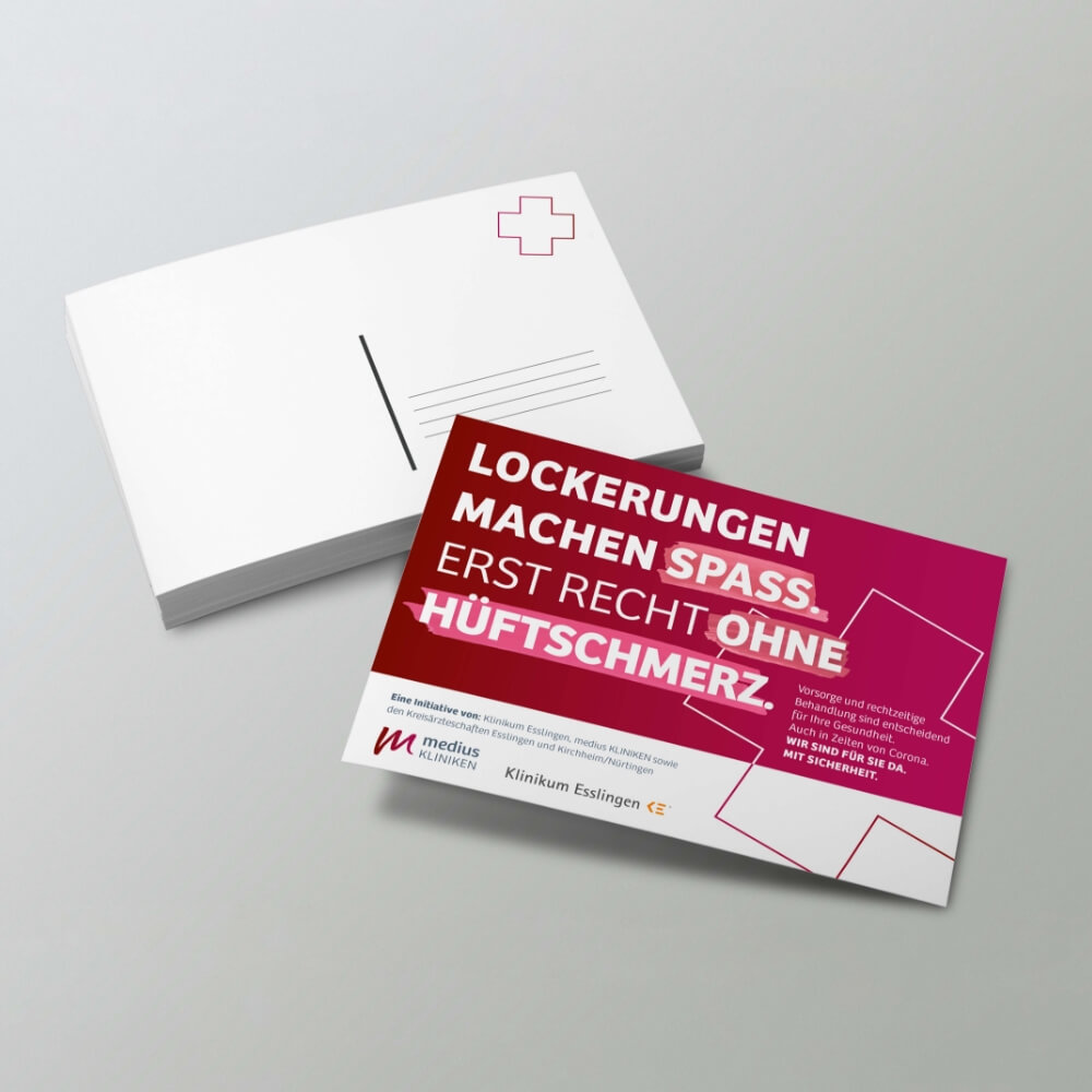 Kampagne als Postkartenmotiv