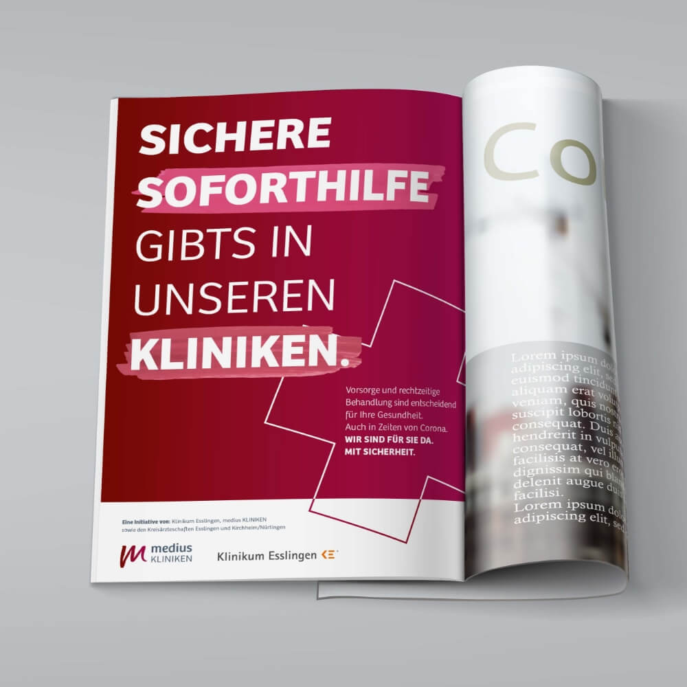 Kampagne im Magazin